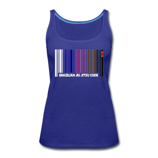 Brazilian Jiu Jitsu Code Women’s Tank Top - royal blue