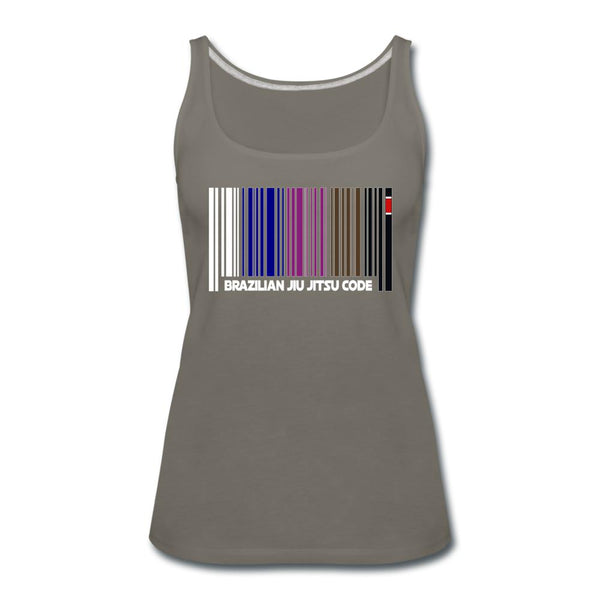 Brazilian Jiu Jitsu Code Women’s Tank Top - asphalt gray