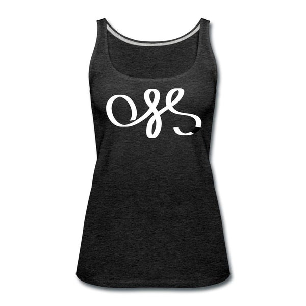 OSS White Belt Women’s Tank Top - charcoal gray
