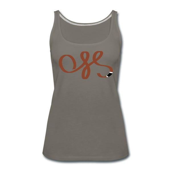 OSS Brown Belt Women’s Tank Top - asphalt gray