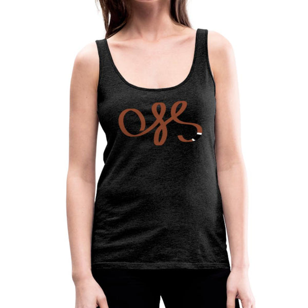 OSS Brown Belt Women’s Tank Top - charcoal gray