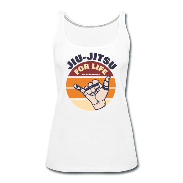 Jiu Jitsu for Life Women’s Tank Top - white