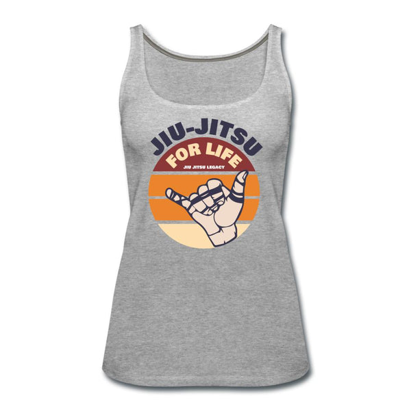 Jiu Jitsu for Life Women’s Tank Top - heather gray