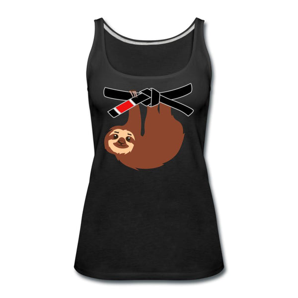Black Belt Sloth Women’s Tank Top - black