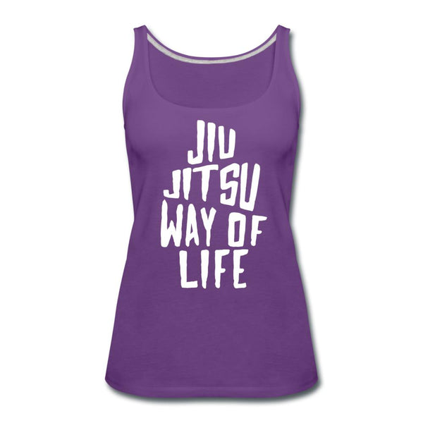 Jiu Jitsu Way of Life Women’s Tank Top - purple