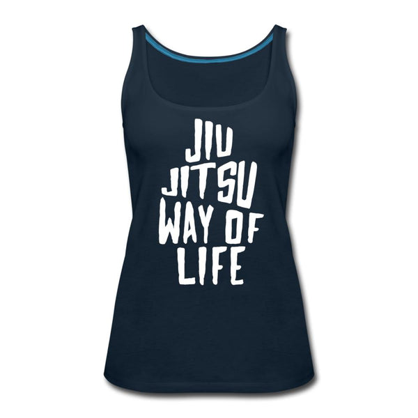 Jiu Jitsu Way of Life Women’s Tank Top - deep navy