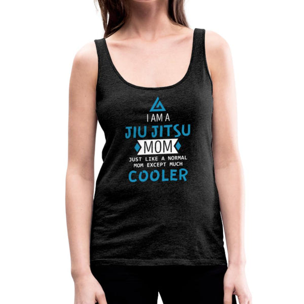 Jiu Jitsu Mom Women’s Tank Top - charcoal gray