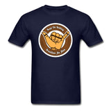 Keep On Rolling Brown Belt Unisex Classic T-Shirt - navy