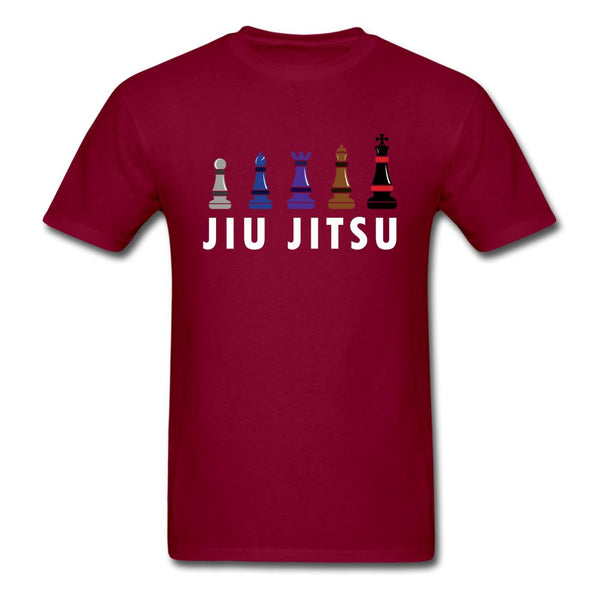Chess Jiu Jitsu Unisex Classic T-Shirt - burgundy
