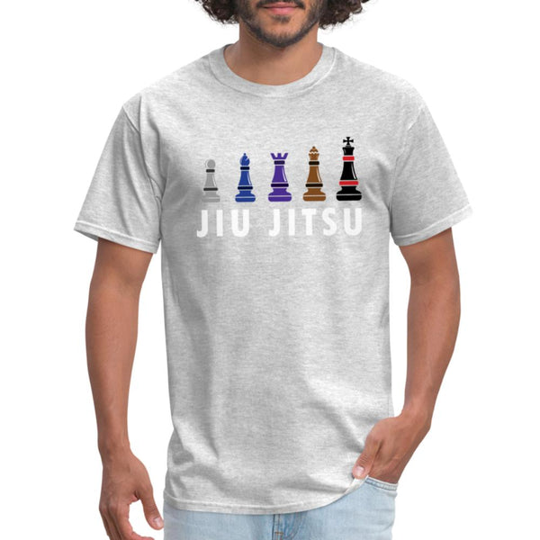 Chess Jiu Jitsu Unisex Classic T-Shirt - heather gray