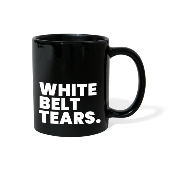 White Belt Tears Full Color Mug - black