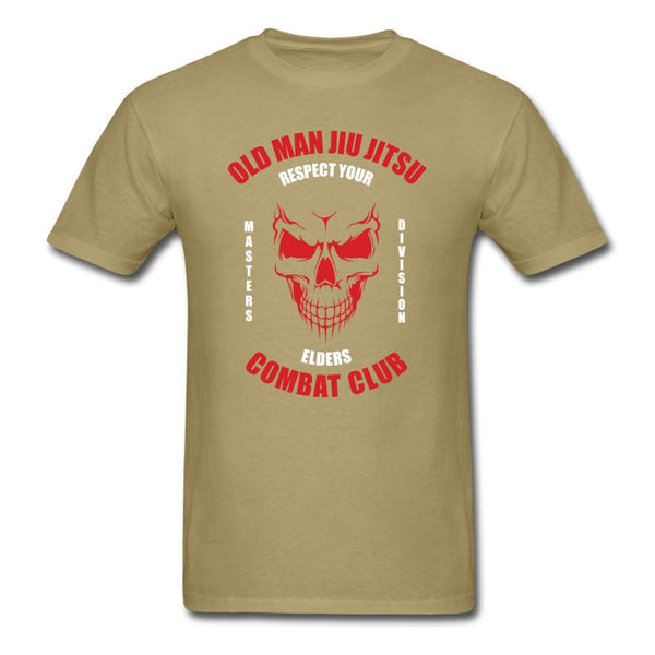 Old Man Jiu Jitsu Red Unisex Classic T-Shirt - khaki