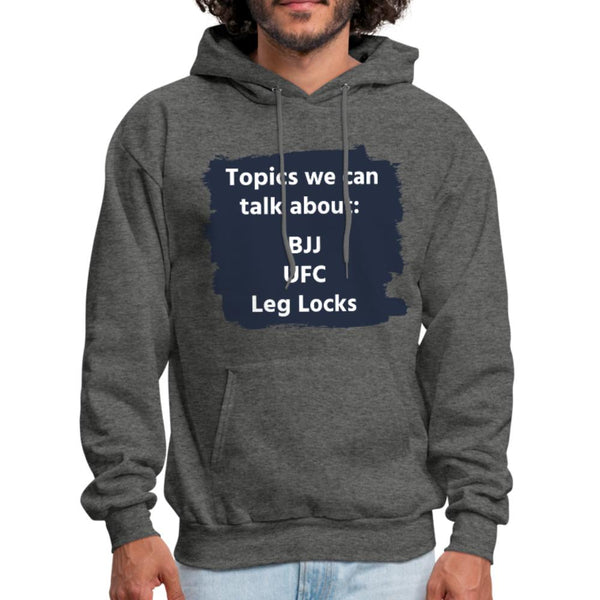 Topics we can talk about Men's Hoodie - charcoal gray