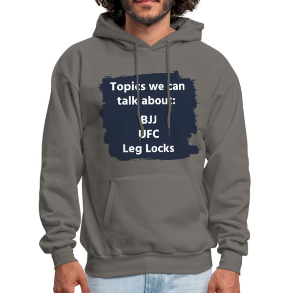Topics we can talk about Men's Hoodie - asphalt gray