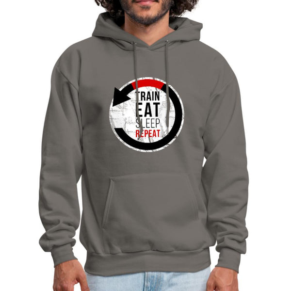 Train, Eat, Sleep, Repeat Men's Hoodie- [option1Jiu Jitsu Legacy | BJJ Apparel and Accessories