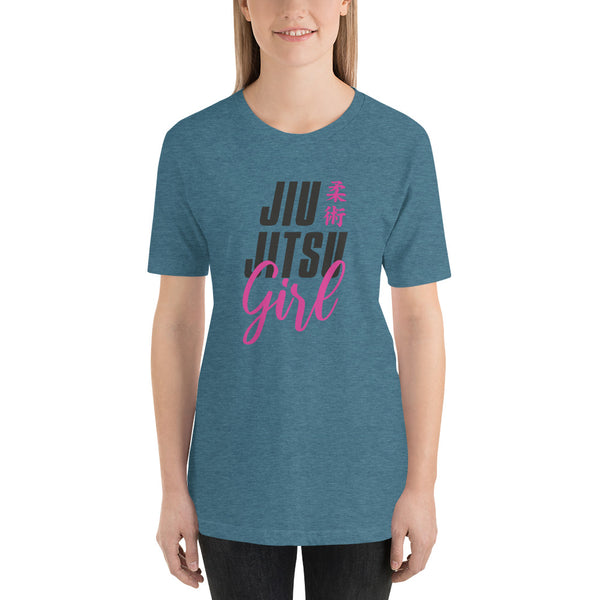 Kanji BJJ Girl Text Unisex Staple T-Shirt