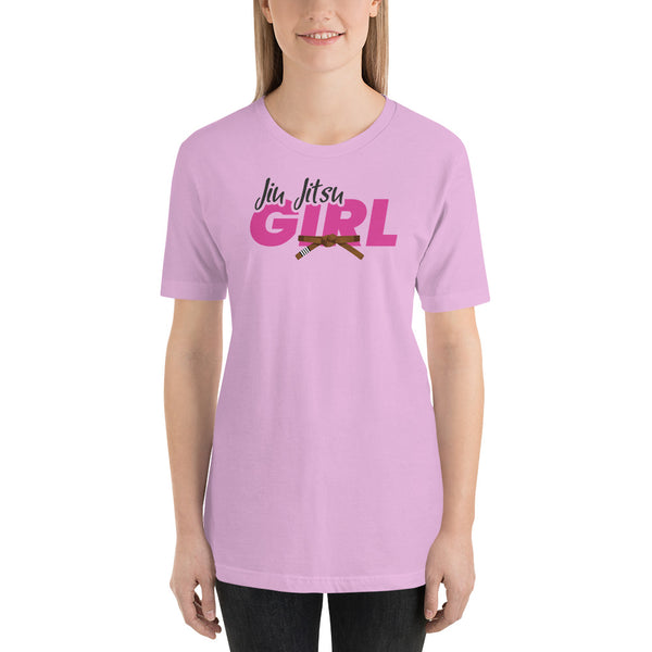 Jiu Jitsu Girl Brown Belt Unisex Staple T-Shirt