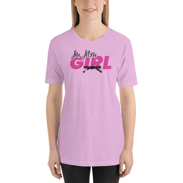 Jiu Jitsu Girl Black Belt Unisex Staple T-Shirt