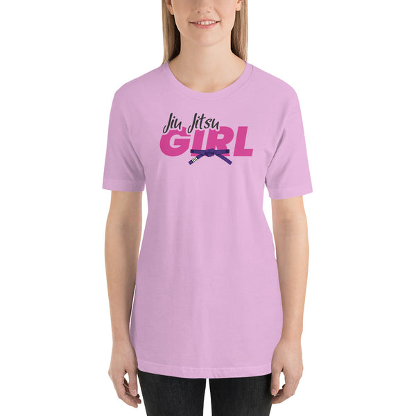 Jiu Jitsu Girl Purple Belt Unisex Staple T-Shirt