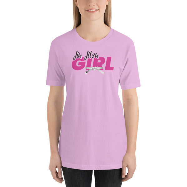 Jiu Jitsu Girl White Belt Unisex Staple T-Shirt