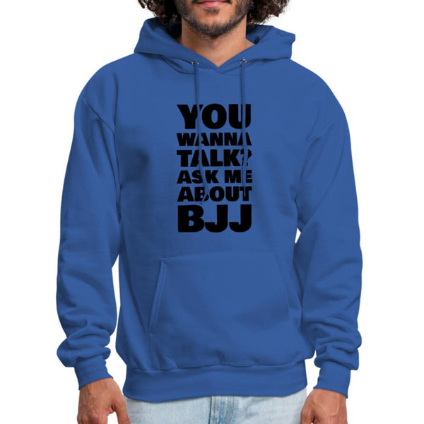 You wanna talk? Men's Hoodie - royal blue