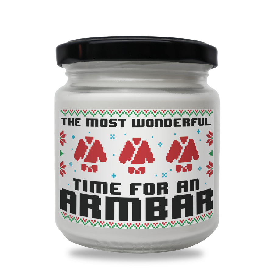 The most wonderful time for an armbar Scented Soy Candle