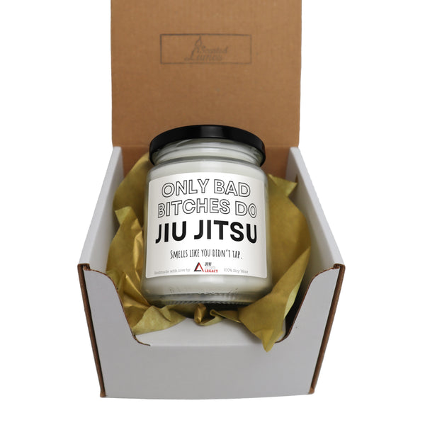 Only bad bitches do Jiu Jitsu Scented Soy Candle