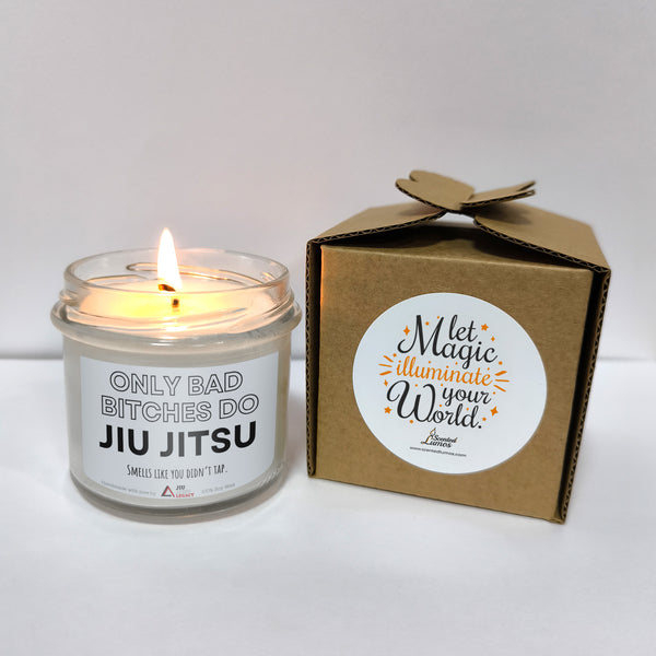 Only bad bitches do Jiu Jitsu Scented Soy Candle