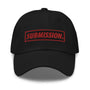 BJJ Text Submission Black Classic Dad Hat