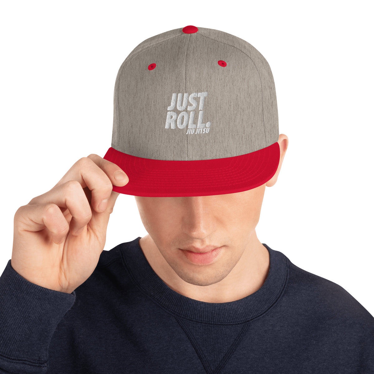 Just Roll White Snapback Hat