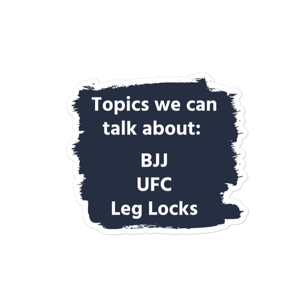 Topics we can talk about Bubble-free stickers