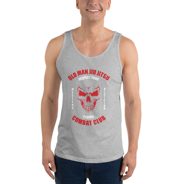Old Man Jiu Jitsu Red Men’s Tank Top