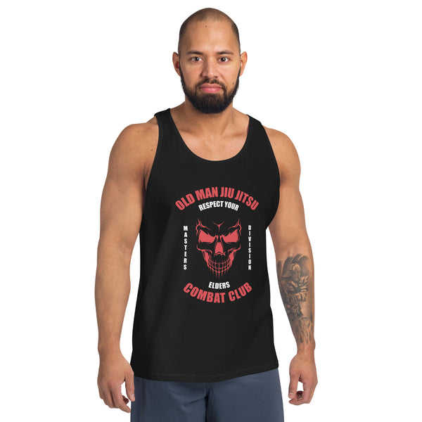 Old Man Jiu Jitsu Red Men’s Tank Top