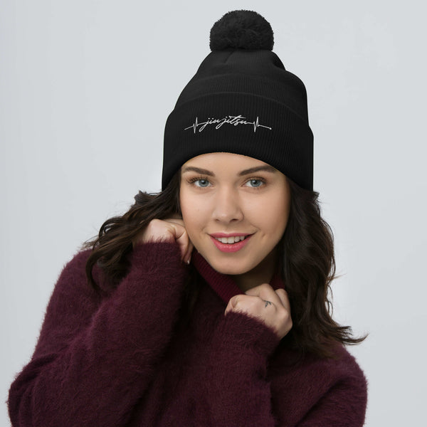 Jiu Jitsu Pulse Pom-Pom Beanie