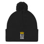 BJJ King Pom-Pom Beanie