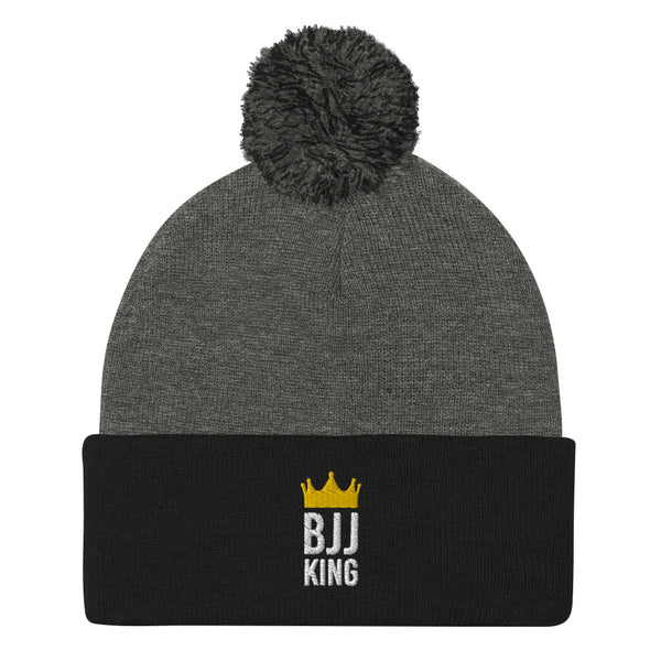 BJJ King Pom-Pom Beanie