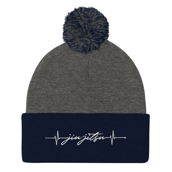 Jiu Jitsu Pulse Pom-Pom Beanie
