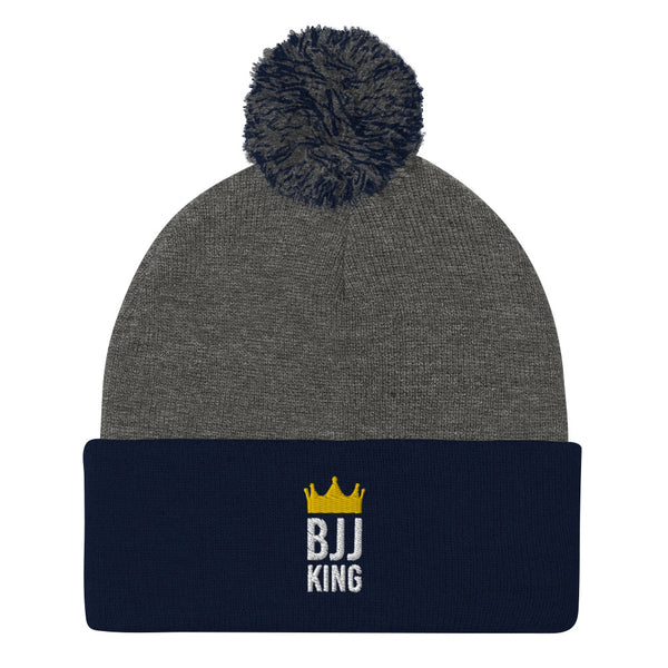 BJJ King Pom-Pom Beanie