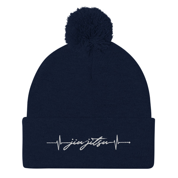 Jiu Jitsu Pulse Pom-Pom Beanie