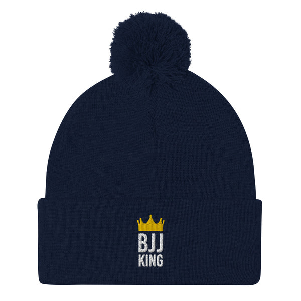 BJJ King Pom-Pom Beanie