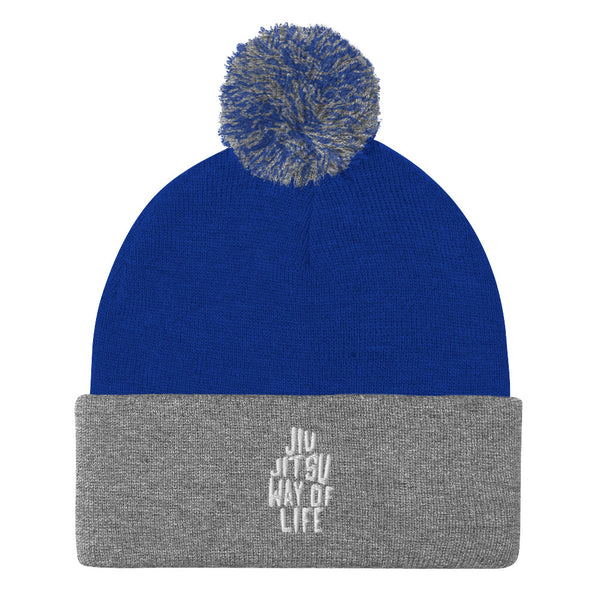 Jiu Jitsu Way of Life Pom-Pom Beanie