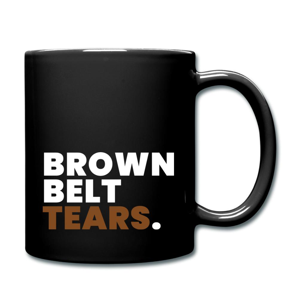 Brown Belt Tears Full Color Mug - black