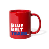 Blue Belt Tears Full Color Mug - red