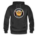Keep On Rolling Black and Red Men's Hoodie - charcoal grey