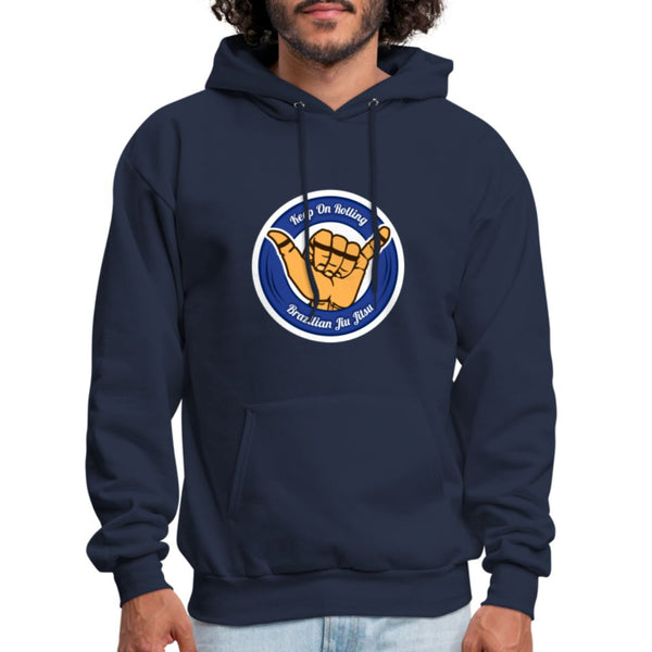 Keep On Rolling Blue Belt Men's Hoodie - navy