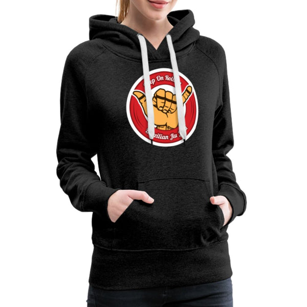 Keep On Rolling Red Women's Hoodie - charcoal grey