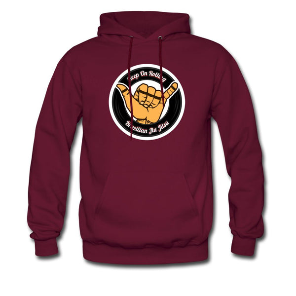 Keep On Rolling Men's Hoodie - burgundy