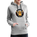 Keep On Rolling Black and Red Women's Hoodie - heather grey