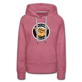 Keep On Rolling Black and Red Women's Hoodie - mauve