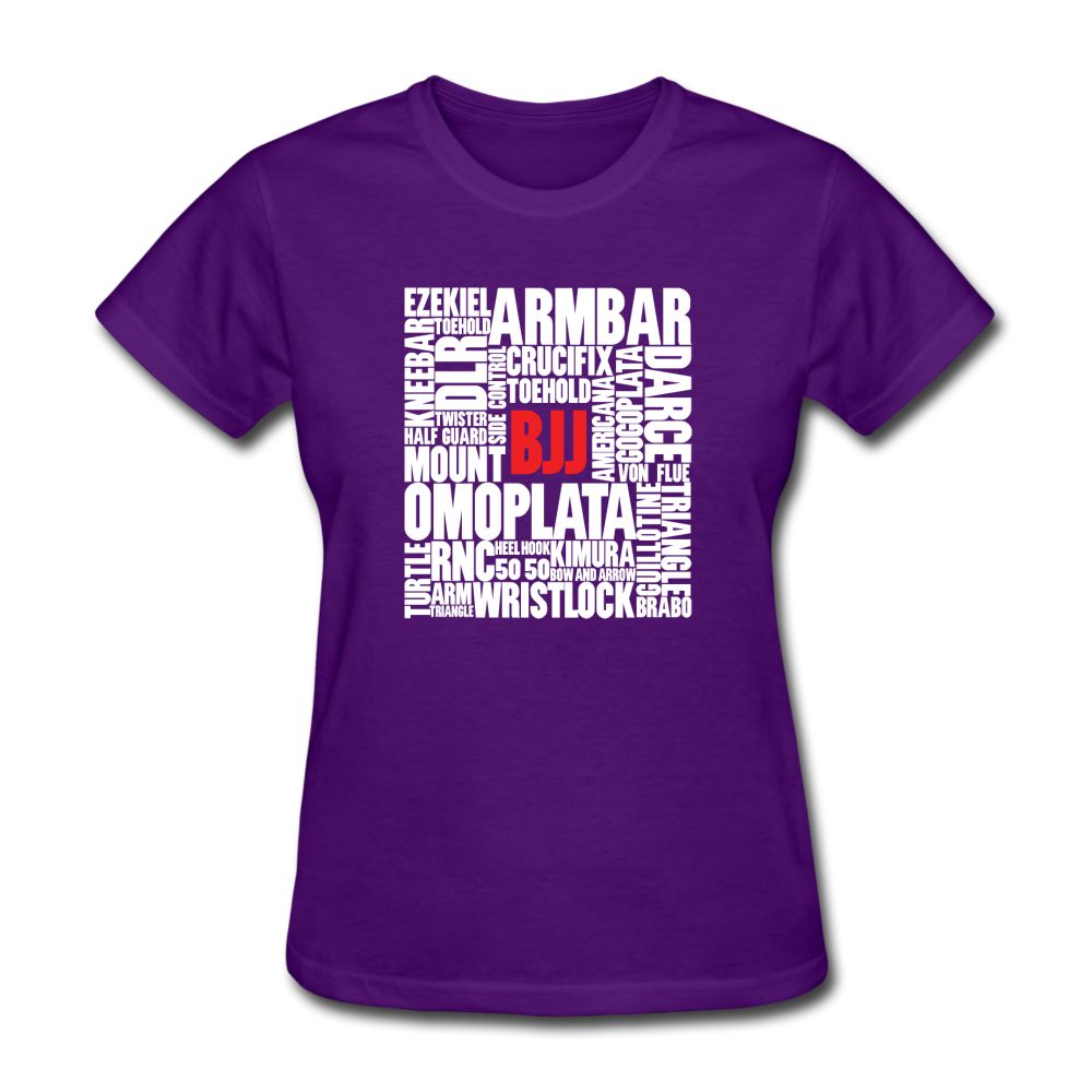 BJJ Words Women's T-Shirt - purple